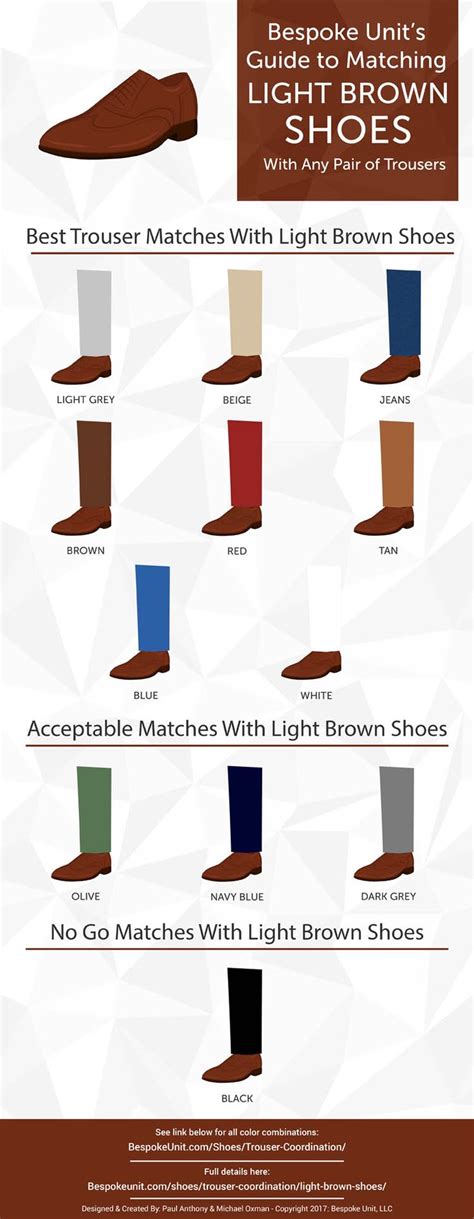 colors that match brown shoes